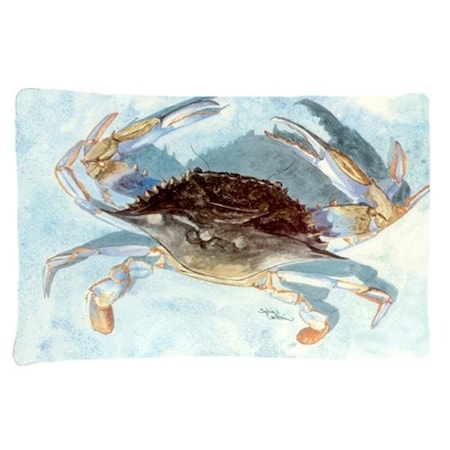Carolines Treasures Carolines Treasures 8011PILLOWCASE 20.5 x 30 in. Blue Crab Moisture Wicking Fabric Standard Pillow Case 8011PILLOWCASE